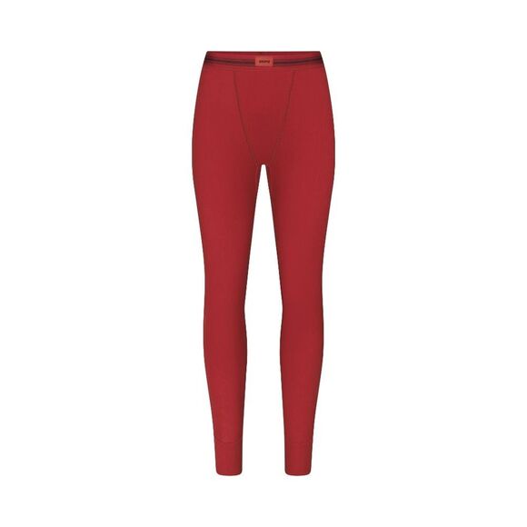 SKIMS Pants - SKIMS Red Cotton Rib Knit High Rise‎ Leggings Sz S